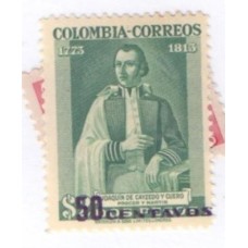 COLÔMBIA - 1773-1813 - MINT - 2 SELOS - JOAQUIN DE CAYZEDO Y GUERO PALÁCIO COMUNICAÇÃO