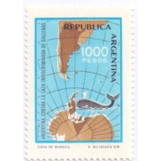 ARGENTINA - 1981 - MINT - CONTRA A CAÇA INDISCRIMINADA AS BALEIAS - YT-1264 