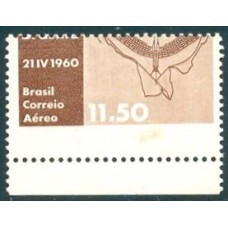 A-096 - BRASÍLIA PLANO PILOTO – 1960 – LINDO DESLOCAMENTO FICANDO SEM A LEGENDA BRASÍLIA SUPERIOR