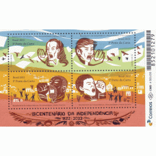 BL-225 - PERSONALIDADES BICENTENÁRIO INDEPENDÊNCIA - MINT - 2022