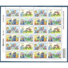 C-2460/2463 -2002 - CAVALHADINHA DE PIRINÓPOLIS/GO - FOLHA COM 24 SELOS - MINT - RHM R$ 120,00 (24 UFs X 5,00)