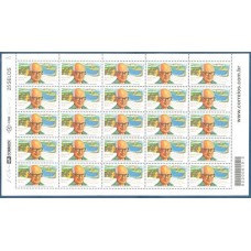 C-2491 - 2002 - CENTENÁRIO DO NASCIMENTO DE CARLOS DRUMMON DE ANDRADE - (1902 - 1987) - FOLHA COM 25 SELOS - MINT - RHM R$ 112,50 (22,50 UFs X 5,00)