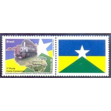 C-2926 - 2009 - MINT - SELO - RONDÔNIA - VINHETA BANDEIRA DE RONDÔNIA