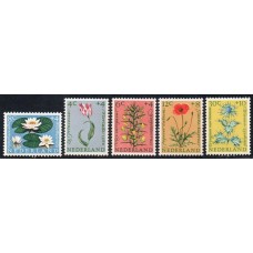 HOLANDA - 1960 - 719/723 - FLORA - FLORES E PLANTAS