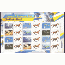 C-2814/2819 - 2009 - MINT - FOLHA PERSONALIZADA - ESQUADRÃO DE DEMONSTRAÇÃO AÉREA - VINHETA CAVALO