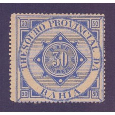 SFP-16 - PROVÍNCIA DA BAHIA – RAPÉ – 30 RÉIS  - COTAÇÃO CATÁLOGO ENCICLOPÉDICO DE 1999