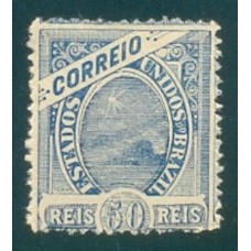 R-083A - 1896 - 10 RÉIS TIPOGRAFADO - DENT. 13 - NOVO - GOMADO - CHARNEIRA - RHM R$ 225,00 (105 UFs X R$ 5,00)