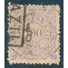 I-68 - 1888 - TIPOS CIFRA - 700 RÉIS - VOLETA - CARIMBO BRAZIL 