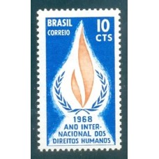 C-0592Y - 1968 - ANO INTERNACIONAL DOS DIREITOS HUMANOS - MARMORIZADO - MINT - GOMADO