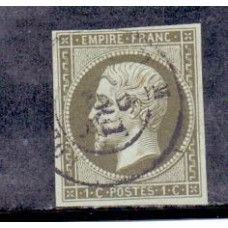 FRANÇA - 1860 - YV-0011 - TIPO II - USADO - 100 EUROS - NAPOLEÃO III