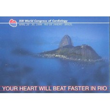 BP-184 - 1998 - XIII WORLD CONGRESS OF CARDIOLOGY - RHM R$ 50,00 (10 UFs X R$ 5,00)