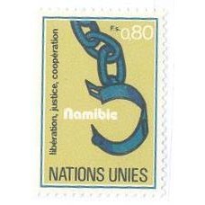 ONU GENEVE - 1978 - NAMÍBIA LIBERTAÇÃO, JUSTIÇA E COOPERAÇÃO - MINT - Y 0075 