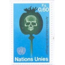 ONU GENEVE - 1973 - LUTA CONTRA A DROGA - MINT - Y 32