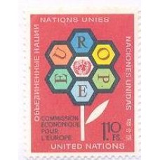 ONU GENEVE - 1972 - 25º ANIVERSÁRIO DA COMISSÃO ECONÔMICA PARA A EUROPA - MINT - Y 0027