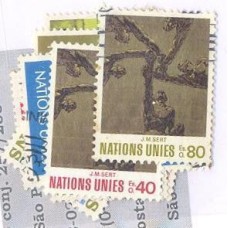 ONU GENEVE - 1972 - USADOS - ANO COMPLETO C/ 8 SELOS - Y 22/29