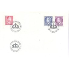 SUÉCIA - FDC - 1983 - SÉRIE CORRENTE EFÍGIE DO REI CARLOS XVI GUSTAVO E DA RAINHA SÍLVIA - SÉRIE 2 SELOS - CATÁLOGO SÓ DOS SELOS - Y 1225/1227 