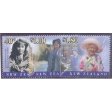 NOVA ZELÂNDIA - 2000 - CENTENÁRIO DA RAINHA MÃE - Y 1783/89
