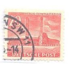 ALEMANHA BERLIN - 1953 - USADO - ESTÁDIO OLIMPÍADAS - MI-113 