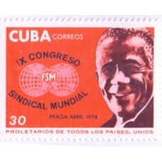 CUBA - 1978 - MINT - IXº CONGRESSO FEDERAÇÃO SINDICAL MUNDIAL - YT-2053 