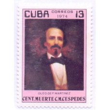 CUBA - 1974 - MINT - CENTENÁRIO DA MORTE DE CARLOS CESPEDES - YT-1746