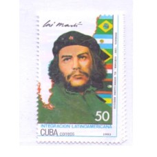CUBA - 1993 - MINT - INTEGRAÇÃO LATINO - AMERICANA - JOSÉ MARTI E BENITO JUAREZ - BANDEIRAS - 2 SELOS - YT-3326/27