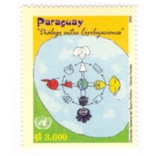 PARAGUAY - 2001 - MINT - DIALOGO ENTRE AS CIVILEZAÇÕES - YT-2843