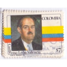 COLÔMBIA - 1981 - USADOS - 10 SELOS - EX PRESIDENTES DA COLÔMBIA