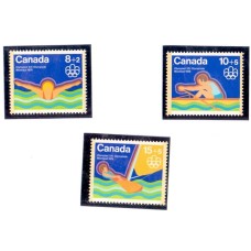 CANADA - 1976 - MINT - PRÉ-IMLÍMPICA DE MONTREAL - SÉRIE 3 SELOS - YT-556/58