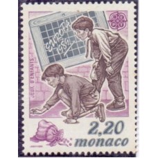 MÔNACO - 1989 - MINT - TEMA EUROPA - BRINCADEIRAS INFANTIS - SÉRIE 2 SELOS - YT-1686/87