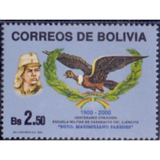 BOLIVIA - 2000 - MINT - CENTENÁRIO ESCOL DE SARGENTOS - YT-1063 