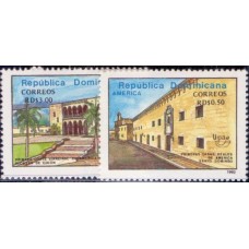 DOMINICANA - 1992 - MINT - CONSTRUÇÕES ANTIGAS - YT-1101/02