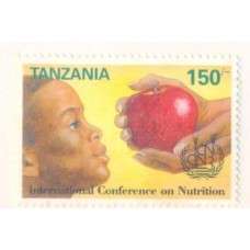 TANZÂNIA - 1992 - NOVO - CONJUNTO SOBRE NUTRIÇÃO - YT-1149