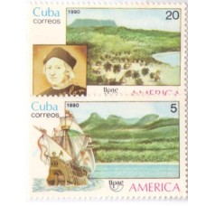 CUBA - 1990 - NOVO - DESCOBRIMENTO - YT-3056/57