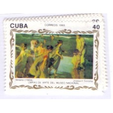 CUBA - 1993 - MINT - PINTURA - QUADROS DE JOAQUIM SOROLLA - SÉRIE 6 SELOS - YT-3301/3306