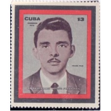 CUBA - 1972 - MINT - 15º ANIVERSÁRIO DA MORTE DE FRANK PAIS - YT-1593