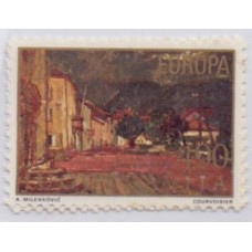 YUGOSLAVIA - 1977 - TEMA EUROPA: QUADROS. PAISAGENS - SÉRIE 2 SELOS - YT-1573/1574