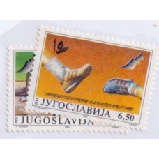 YUGOSLAVIA - 1980 - MINT - ESPORTE: CAMPEONATO EUROPEU DE ATLETISMO EM SPLIT - SÉRIE 2 SELOS - YT-2303/04 
