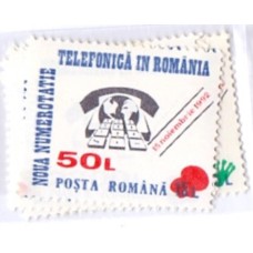ROMENIA - 1999 - MINT - SÉRIE CORRENTE - TELEFÔNICA DA ROMENIA C/ SOBRESTAMPA - YT-4513/17