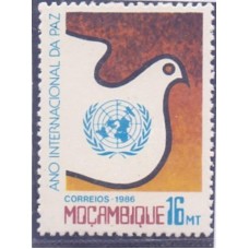 MOÇAMBIQUE - 1986 - MINT - ANO INTERNACIONAL DA PAZ - YT-1028