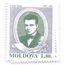 MOLDÁVIA - 1995 - MINT - LITERATURA - ARTE: RETRATO DE ESCRITOR, CANTOR, ESCULTOR E FILÓSOFO MOLDAVOS - SÉRIE 4 SELOS - YT-0138/141