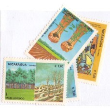 NICARAGUA - 1984 - NOVO - UNESCO - YT-1347/49+AE-1075