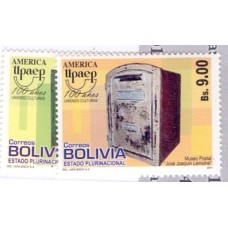 BOLIVIA - 2011 - MINT - 2 SELOS - CORREOS BOLOVIA ESTADO PLURINACIONAL 