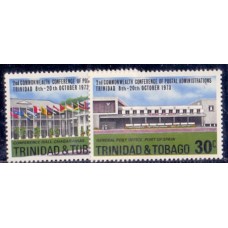 TRINDADE TOBAGO - 1973 - 2ª CONFERÊNCIA POSTAL DO COMMONWEALTH - YT-326/27