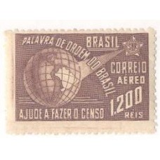 A-043 - 1941 - 5º RECENSEAMENTO NACIONAL - 1200 RÉIS - MINT - GOMADO - RHM R$ 125,00 (25 UFs X 5,00)