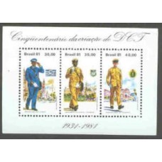 BL-047 - CINQUENTENARIO DA CRIAÇÃO DO DCT - RHM R$ 45,00 (9 UFs x R$ 5,00)