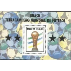 BL-098 - BRASIL TETRA CAMPEÃO MUNDIAL - 1994 - RHM R$ 50,00 (10 UFs x R$ 5,00)