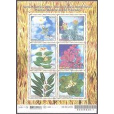 BL-131 - MINT - 2003 - PLANTAS MEDICINAIS DO CERRADO - RHM R$ 45,00 (9 UFS x R$ 5,00)