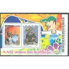 BL-142 - MINT - LUBRAPEX 2006 - GRAFITEIROS - RHM R$ 25,00 (5 UFs x R$ 5,00)