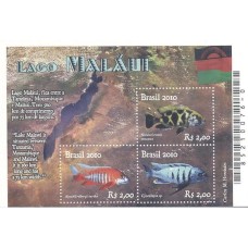 BL-158 - LAGO MALÁWI - 2010 - RHM R$ 30,00 (6 UFs x R$ 5,00)