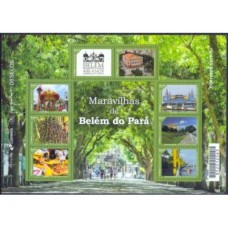 BL-189 - 2016 - MARAVILHAS DE BELÉM DO PARÁ - MINT - RHM R$ 40,00 (8 UFs x R$ 5,00)